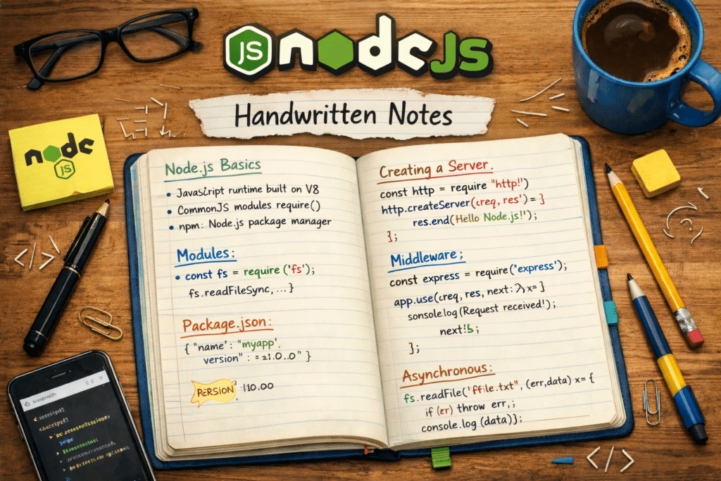 NodeJs Handwritten Notes