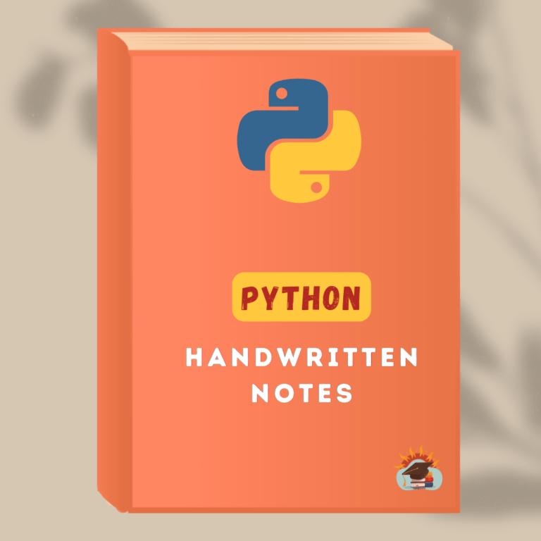Python Cover Notes