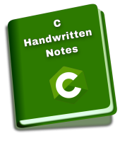 c language handwritten notes